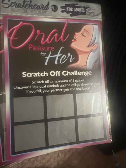 Scratch card 4 Adults