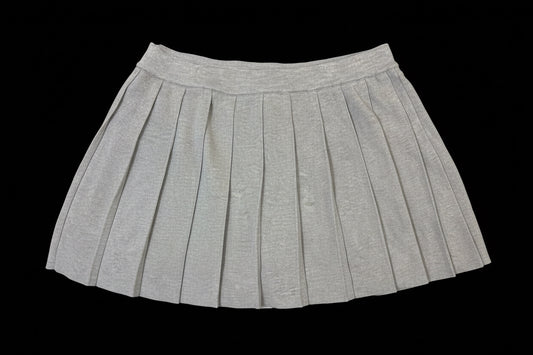 Heather Grey pleated skort