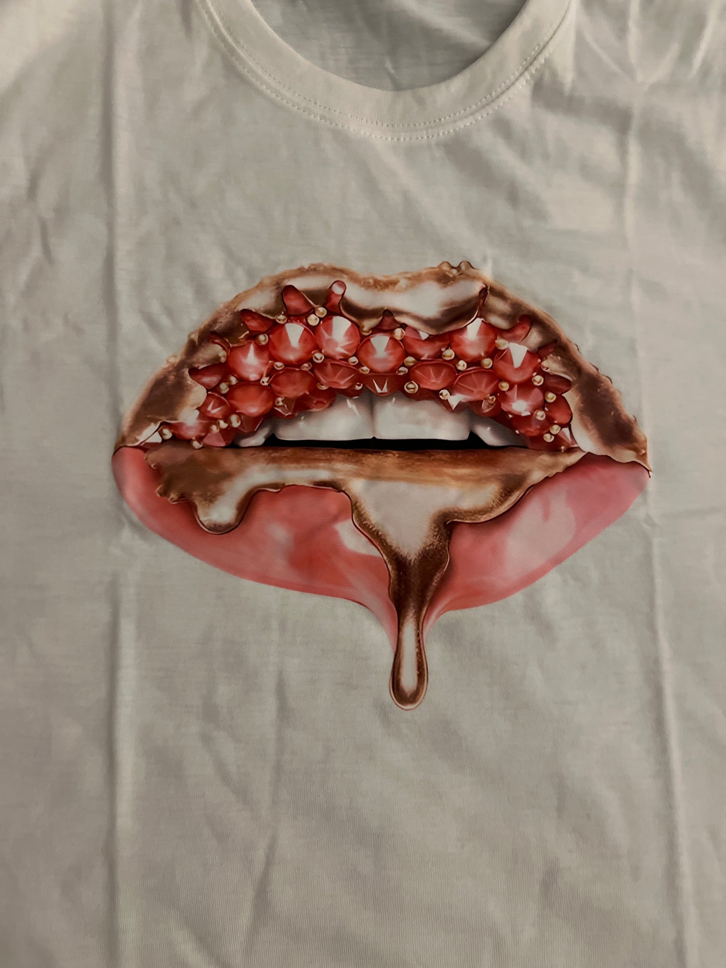 Pink Bling Lip Tee