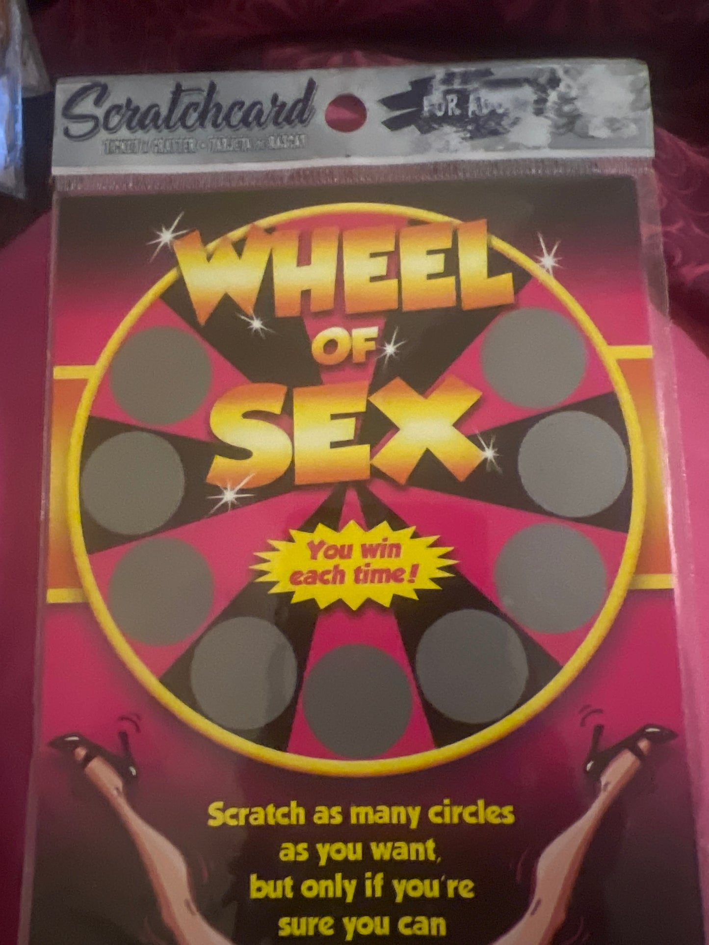 Scratch card 4 Adults