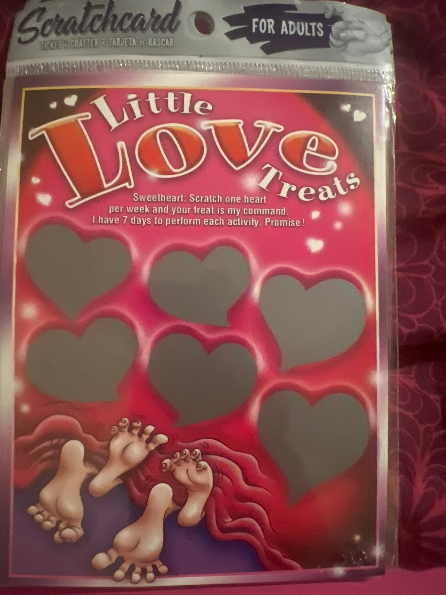 Scratch card 4 Adults