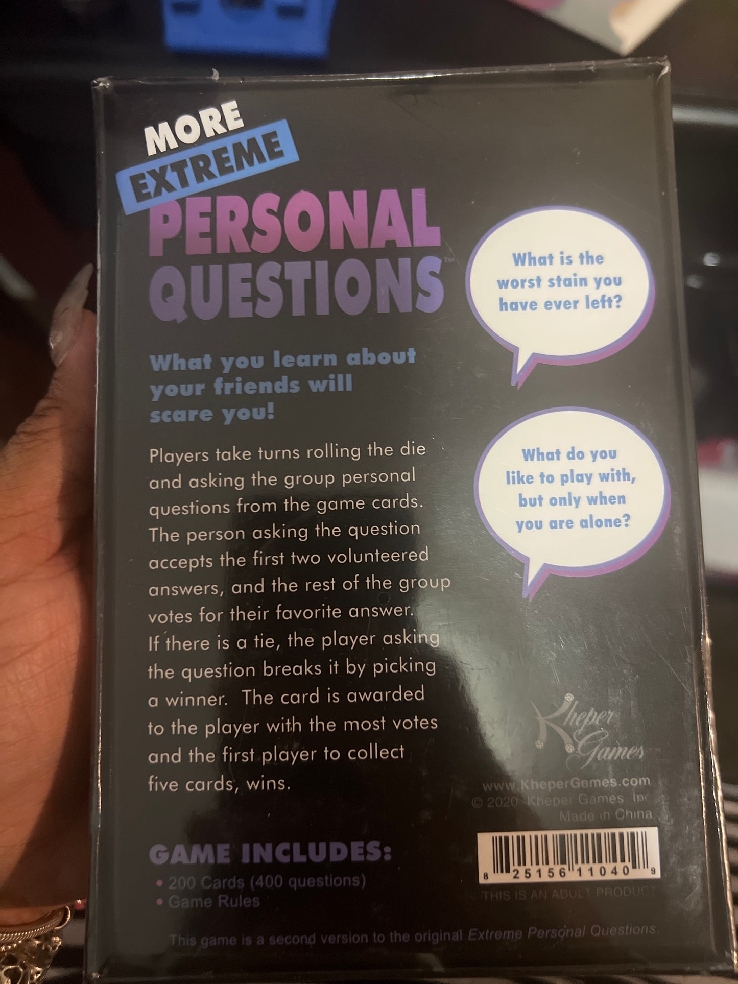 Extreme personal questions