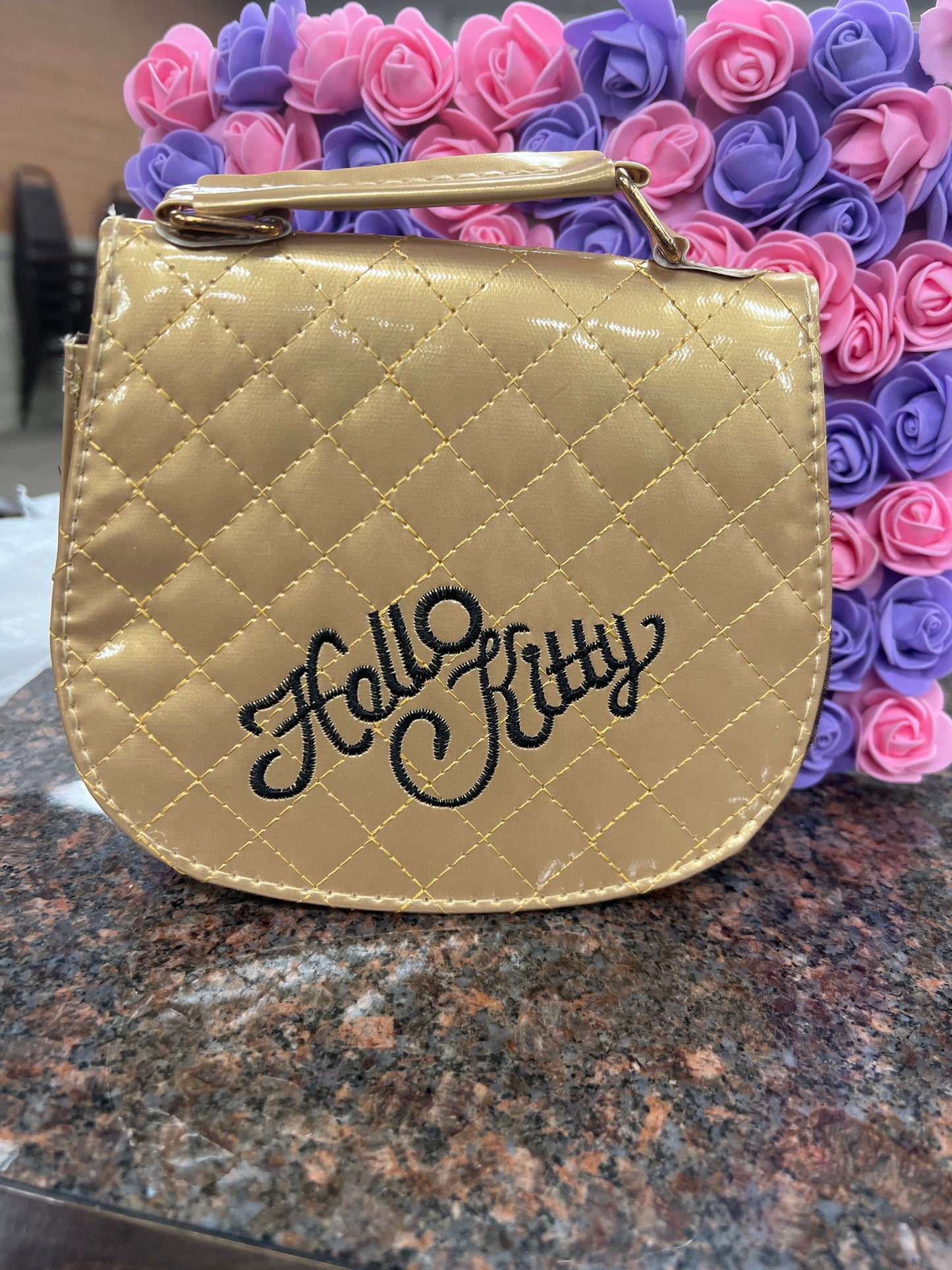 Gold Kitty Purse