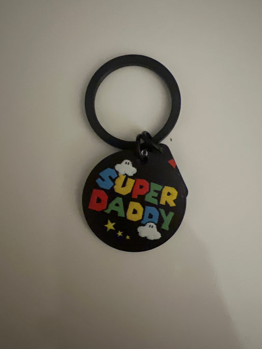 Super Dad Key Chain